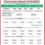 thai lottery result 16 march 2023